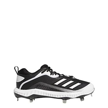 Imagem de adidas Eg6551 Tênis de beisebol masculino, Preto/branco/branco, 11.5