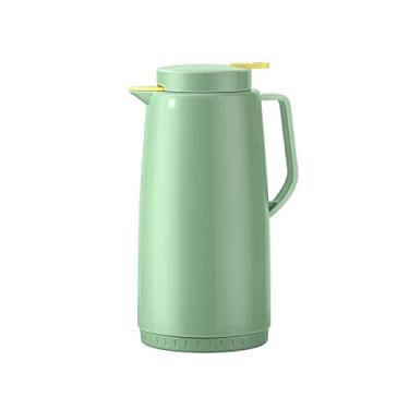 Imagem de Garrafa térmica térmica de café com isolamento térmico doméstico criativo grande capacidade chaleira de isolamento portátil térmica térmica a vácuo doméstico (cor: verde)