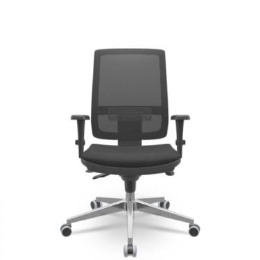 Imagem de Brizza Tela Slider Autocompensador 3D Sem Apoio Base em Aluminio Design Plaxmetal NR-17 Ergonômica (Poliéster Preto)