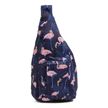 Imagem de Vera Bradley Mochila feminina Ripstop Sling, Flamingo Party, One Size