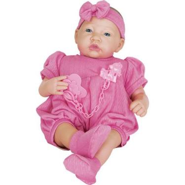 Imagem de Boneca Bebê Ninos Pesadinha Tipo Reborn Menina 44cm - Cotiplas
