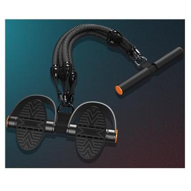 Imagem de BailingDS Equipamento de exercícios de força em casa, faixa de resistência ajustável, exercitador de peito, expansor de peito, supino, estilingue, supino, equipamento de treino (13,6 a 54,4 kg)