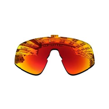 Imagem de Vonxyz Lentes de substituição para óculos de sol Oakley Latch Panel OO9404 - Rubi MirrorCoat polarizado