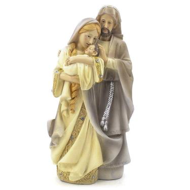 Imagem de Imagem Sagrada Familia Afetuosa Importada Resina 20 Cm