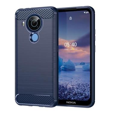Imagem de Capas para NOKIA 5.4.Caso básico,Botão de pressão flexível / 360 ° Proteção completa,Anti-fingerpirnts