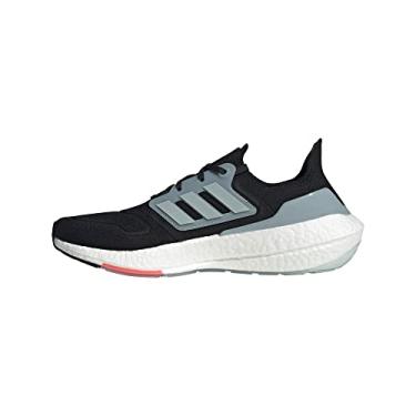 Imagem de adidas Tênis de corrida masculino Ultraboost 22, Preto/Cinza mágico/Turbo, 6
