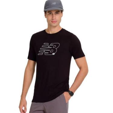 Imagem de Camiseta Masculina Esporte Casual Dry New Balance Active