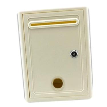 Imagem de Generic Sugestão caixa de doação caixa de votação com slot e bloqueio montado na parede com janela para casa escritório sala de aula caixa de correio, branco