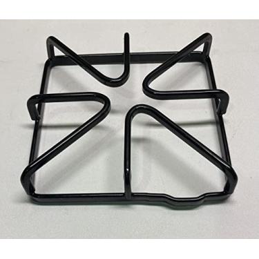 Imagem de GRP Grelha para queimador de fogão/fogão/cozinha preta substituição para GE HOTPOINT WB31K10033, WB31K10028