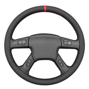 Imagem de MEWANT Capa de volante de carro costurada à mão para Chevrolet Silverado 2003-2007 protetor de volante, acessórios de volante