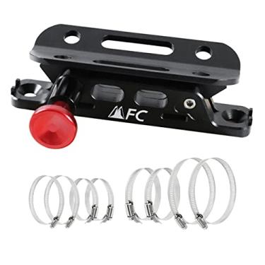 Imagem de MFC Suporte de garrafa universal ajustável para barra de fogo com 8 braçadeiras (quatro tamanhos) para Jeep Wrangler TJ JK JKU JL UTV Polaris RZR Ranger, alumínio