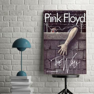 Imagem de Placa Decorativa Poster Banda Pink Floyd The Wall 20X30Cm