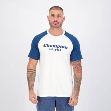 Imagem de Camiseta Champion Logo Est 1919 Off White