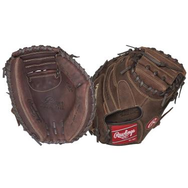 Imagem de Rawlings | Luva de apanhador de beisebol preferida pelo jogador | arremesso para a direita | 83,8 cm - uma peça fechada de teia