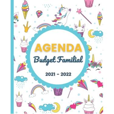 Imagem de AGENDA BUDGET FAMILIAL 2021-2022: Planificateur de compte pratique à remplir | Cahier pour noter les dépenses ménagères et gérer les comptes de la ... septembre 2021 à Août 2022 | Agenda LICORNE