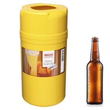 Imagem de Porta Litro Cerveja 1 LT Parede Dupla Amarelo - Malta