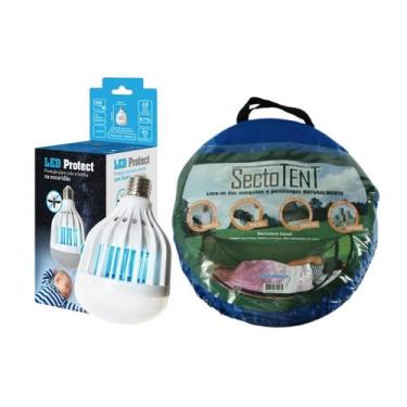 Imagem de Kit Sectotent Casal + Led Protect 220V Ilumina 9W Atrai E - Micrex Bio