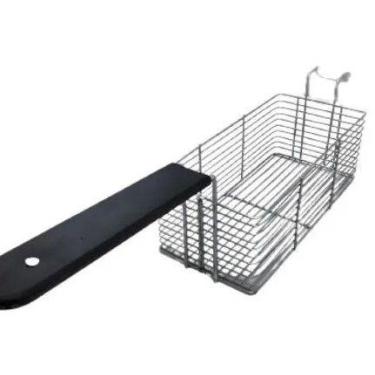 Imagem de Cesto 3 Litros 24 X 11 Aramado C/ Cabo Protetor Profissional - Fast Ma