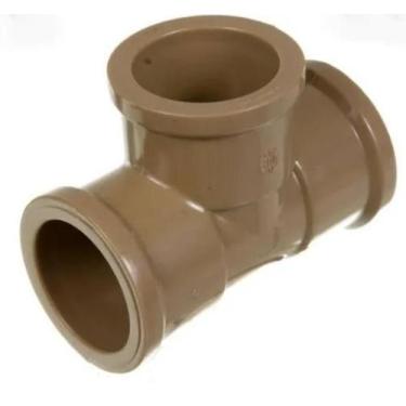 Imagem de Te Soldável 3/4 25mm Conexão Marrom Fortlev, Marrom