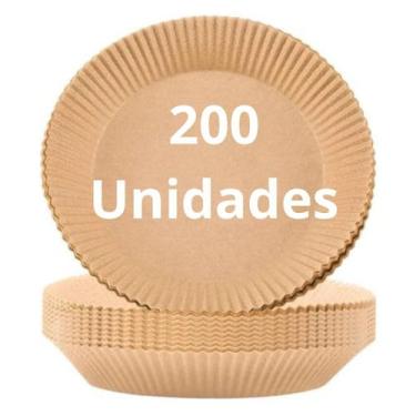 Imagem de Forma Descartavel Anti Gordura para AirFryer Kit 200 Formas - A Loja d