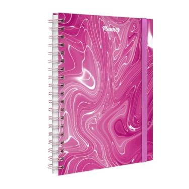 Imagem de Agenda Planner Permanente Lírico Abstrato Flow Rosa