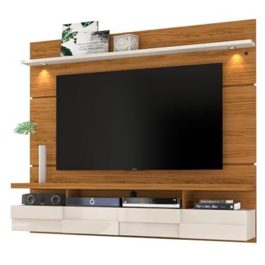 Imagem de Painel Bancada Suspensa Para TV 60 Polegadas Lana 1.8 Naturale Off White Madetec