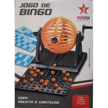 Imagem de Jogo de bingo com roletas e cartelas - REDSTAR SPORT
