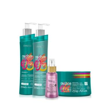 Imagem de Amend Cachos Sh 250ml + Cond 250ml + Masc 250ml + Millenar Oil Moringa