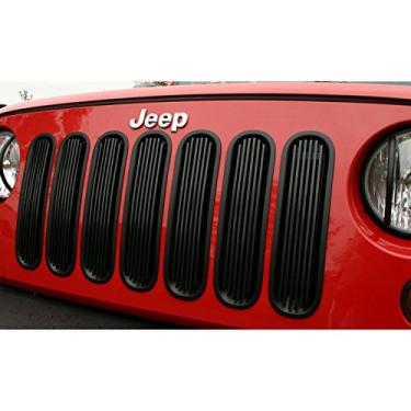 Imagem de Rugged Ridge Grade 11401.30, estilo tarugo preto; 07-18 Jeep Wrangler JK