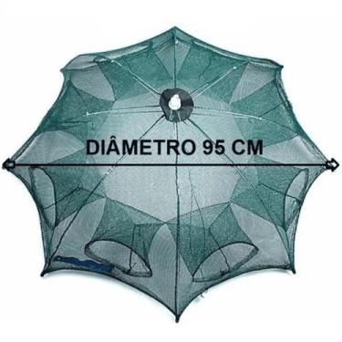 Imagem de Armadilha Tipo Guarda Chuva para Pesca Isca Lambari Camarão Alevinos  