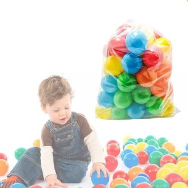Imagem de Kit 50 Bolinhas Coloridas Piscina Bolinha Criança Infantil - Diogo Toy