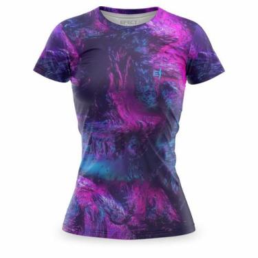 Imagem de Blusa Feminina Academia Camisa Fitness Musculação Caminhada Bike Prote