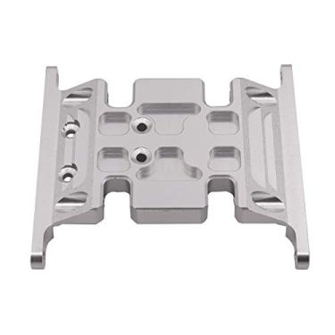 Imagem de Treehobby Aluminum Alloy Gearbox Base Center Frame Brace Transmission Skid Plate for Axial SCX10 1/10 RC Rock Crawler Car Upgrade Parts(Silver)
