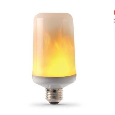 Imagem de Lampada LED 9W Bulbo Efeito Chama Fogo Tocha Flame E27 Bivolt - Luck F