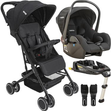 Imagem de Carrinho de Bebe Bebe Conforto Base ISOFIX Kiddo Mascote Preto