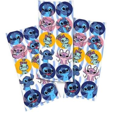 Imagem de Adesivos Decorados Disney Stitch 3 Cartela Com 10 Festcolor