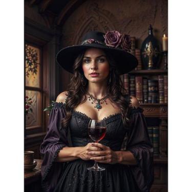 Imagem de Adesivo Vinil Impermeável Pomba Gira Maria Mulambo 10x6,5 cm - Lua Mís