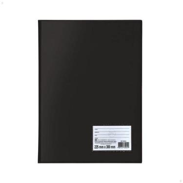 Imagem de Pasta Dac Catálogo Ofício A4 com 10 Envelopes Finos Preta Com Visor 24