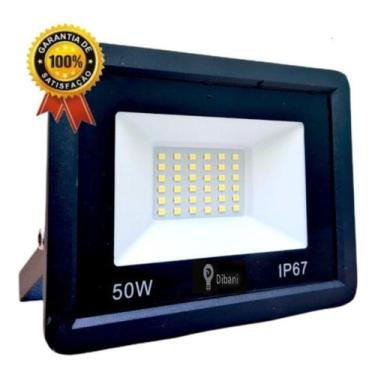 Imagem de Refletor LED 50w À Prova D,água 6500k Branco Frio IP67 DIBANI