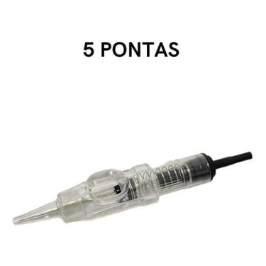 Imagem de Kit 20 Agulhas Facil Click Para Dermografo Micropigmentação - Chayanne