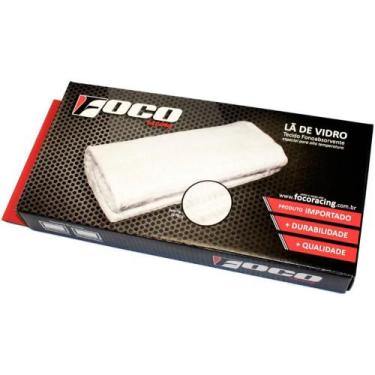 Imagem de Lã de vidro Foco racing 30x40x1,5, Branco, Único
