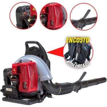 Imagem de Soprador de Folhas à Gasolina Kawashima KWB63 63,3CC Costal Maior Conf