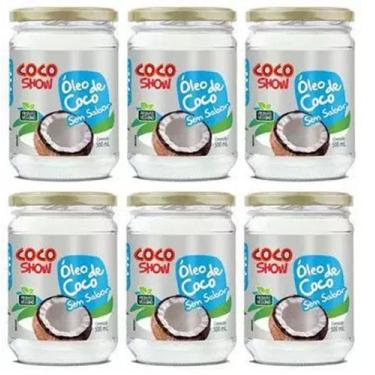 Imagem de Óleo de Coco sem sabor Coco Show (6x 500ml)