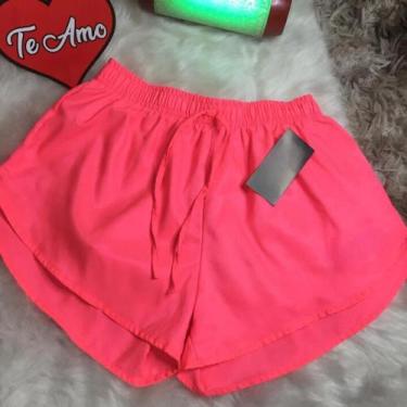 Imagem de short tactel feminino casual  saida de praia corrida shorts  academia 