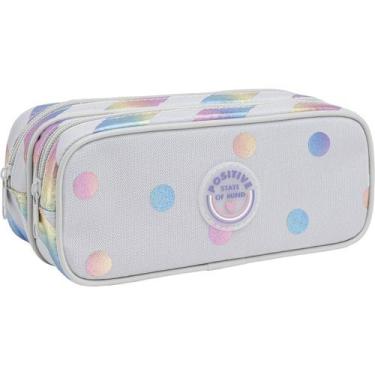 Imagem de Estojo Duplo Grande Académie Listras e Poás - Tilibra