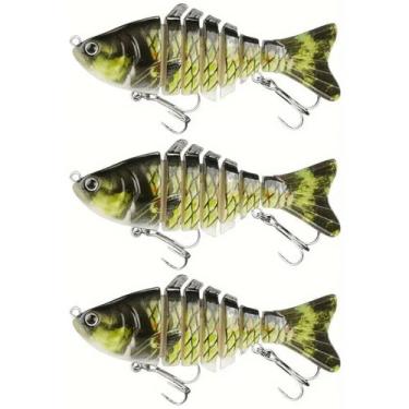 Imagem de Kit 3 Iscas Artificiais 6 Sessões movimento realista olho 3d - SWG, Ve