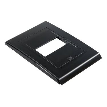 Imagem de Placa 4x2 1 Posicao Refinatto Weg Preto