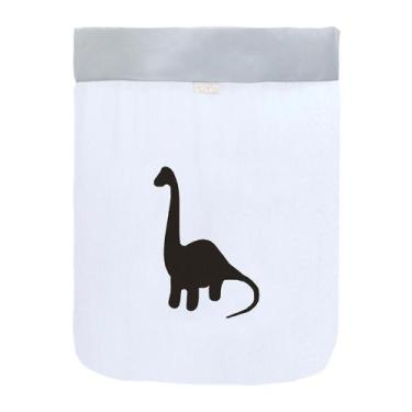 Imagem de Cesto Organizador Para Brinquedos  - Bebê & Enxoval, Brack Cru/Cinza