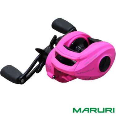 Imagem de Carretilha Maruri Montana 10000 Pink Drag 6,5Kg Lançamento