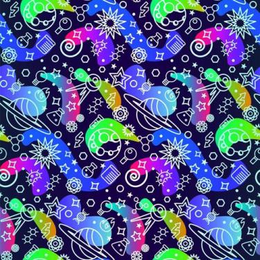 Imagem de Papel De Parede Adesivo Planetas Astronomia Universo Colorido Quarto 1